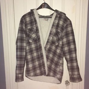 BLUE/GRAY FLANNEL, SOFT INNER LINING